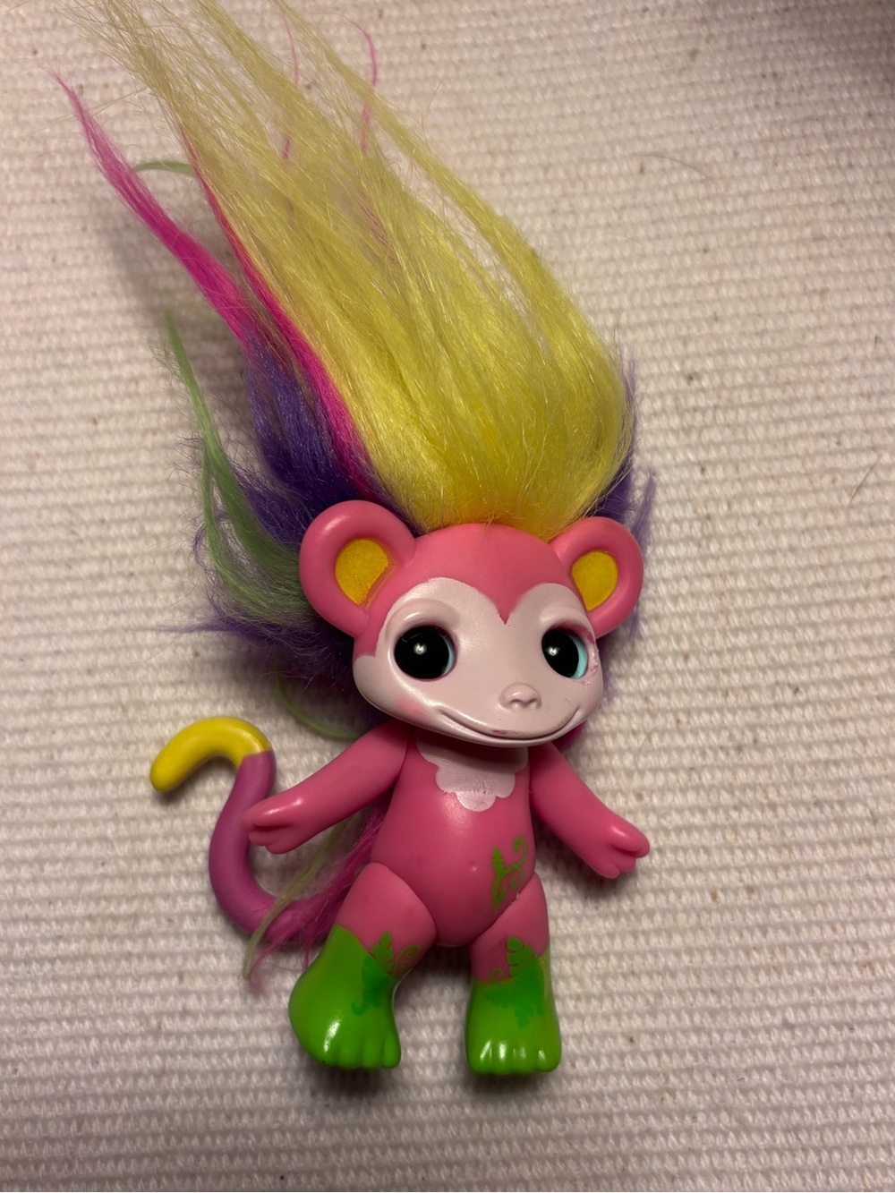 Smoothie the Monkey Zelf troll doll. The Zelfs series 4